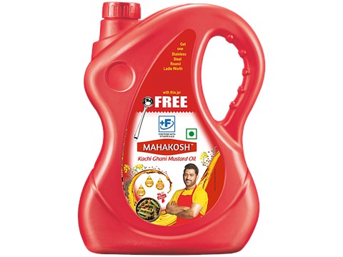 Mahakosh Kachi Ghani Mustard Oil, 4.25 kg