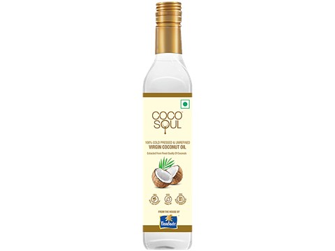 Coco Soul Cold Pressed & Unrefined Virgin Coconut Oil, 500 ml