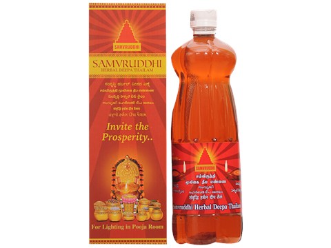 Samvruddhi Samvruddhi Herbal Deepa Thailam, 600 ml