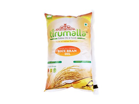 Tirumalla Refined Rice Bran Oil, 1 L