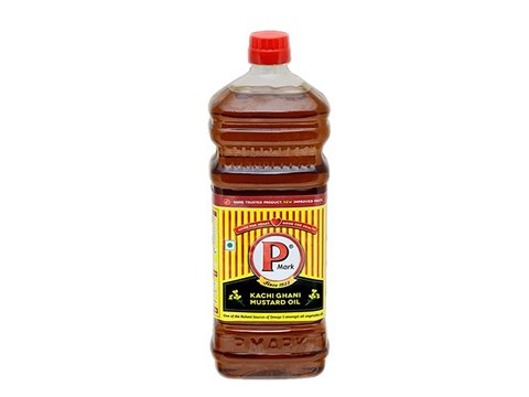 P Mark Kacchi Ghani - Mustard Oil, 1 L