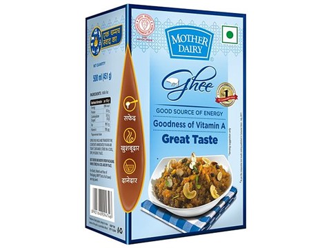 Mother Dairy Ghee/Tuppa, 500 ml
