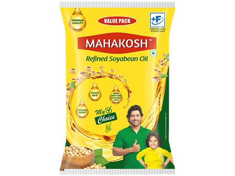 Mahakosh Refined Soyabean Oil, 750 g