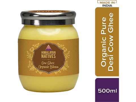 Himalayan Natives Cow Ghee/Tuppa - Organic Bilona, 500 ml