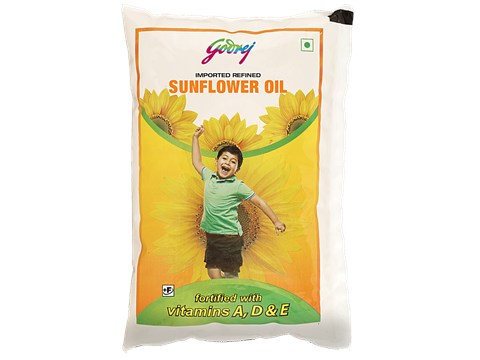 Godrej Refind Sunflower Oil, 1 L