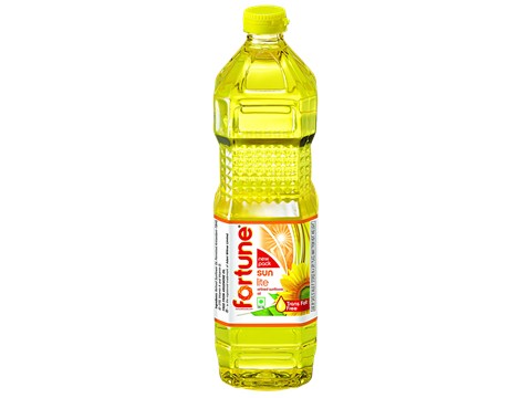 Fortune Sunlite Refined Sunflower Oil, 870 g
