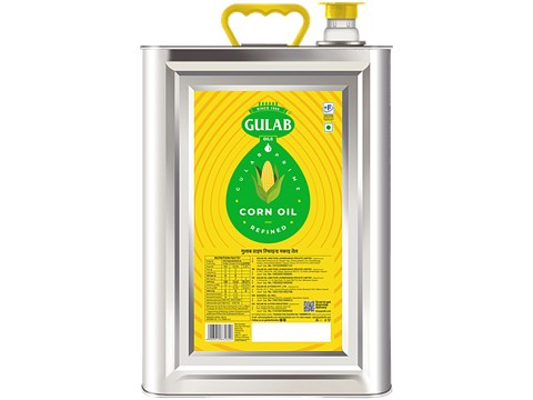 Gulab Oils Refined Corn Oil, 15 L