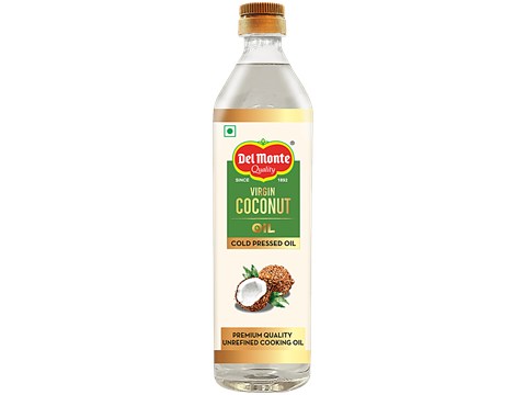 Del Monte Cold Pressed Virgin Coconut Oil, 1 L