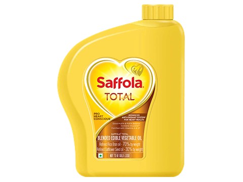 Saffola Total Pro Heart Conscious Edible Oil, 1 L