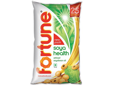 Fortune Soya Health Refined Soyabean Oil, 750 g