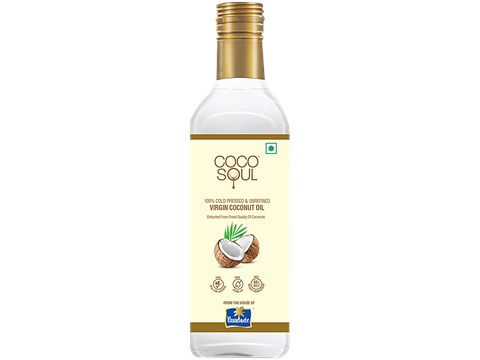 Coco Soul Cold Pressed & Unrefined Virgin Coconut Oil, 1 L