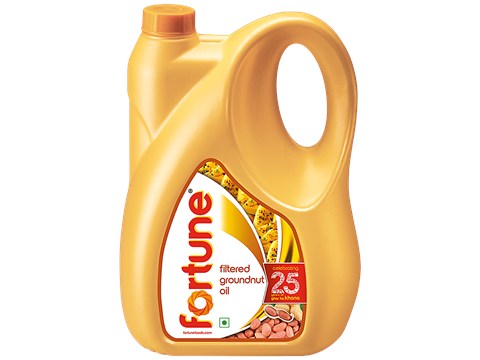 Fortune Filtered Groundnut Oil, 4.35 kg