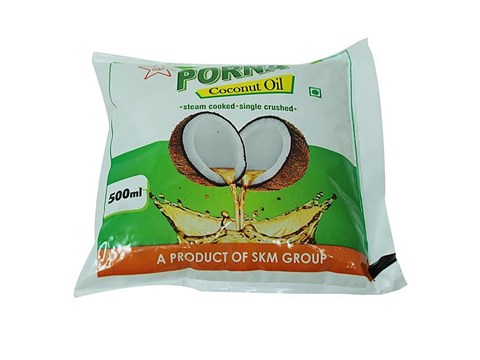 Porna Coconut Oil, 500 ml