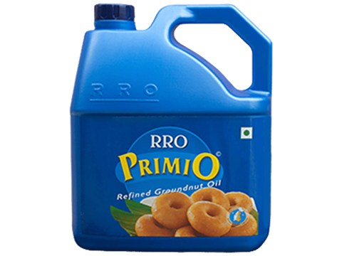 Rro Primio Refined Groundnut Oil, 5 L