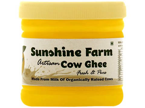 Sunshine Farm Cow Ghee/Tuppa, 250 ml
