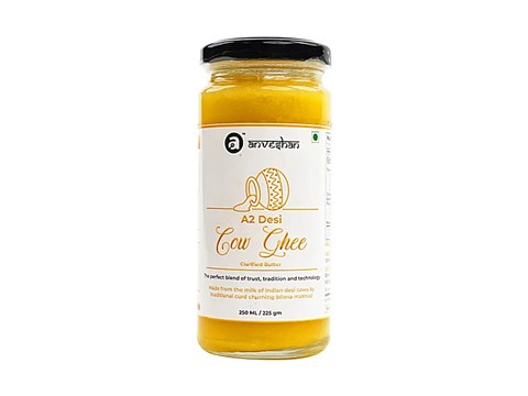 Anveshan A2 Desi Cow Ghee, 250 ml