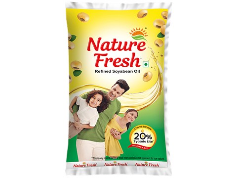 Nature Fresh Refined Soyabean Oil, 750 g