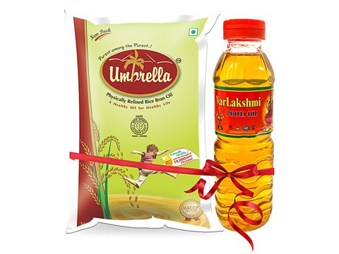 Umbrella Refined - Rice Bran Oil, 1 L