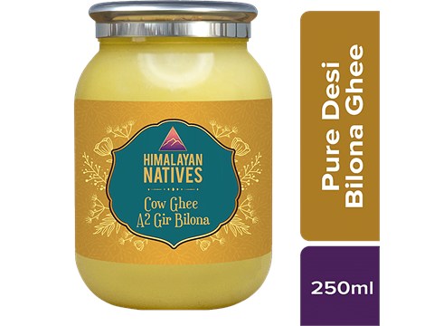 Himalayan Natives Cow Ghee/Tuppa - A2 Gir Bilona, 250 ml
