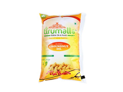 Tirumalla Filtered Groundnut Oil, 1 L