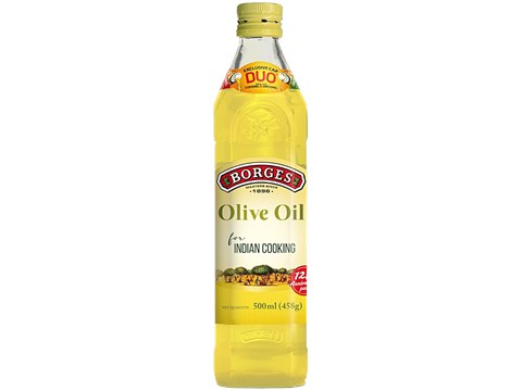 Borges Olive Oil For Indian Cooking - Frying & Baking, 500 ml