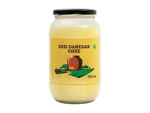 Country Delight Desi Danedar Ghee, 700 ml