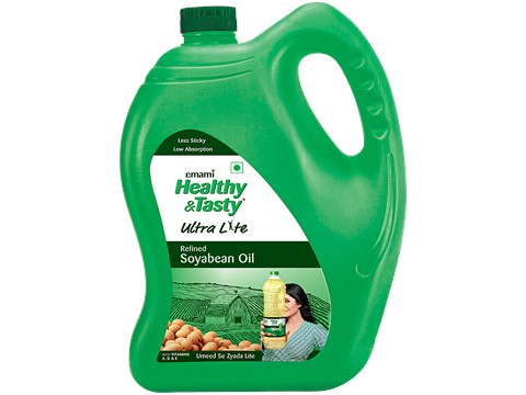 Emami Healthy & Tasty Ultra Lite Refined Soyabean Oil, 4.125 kg