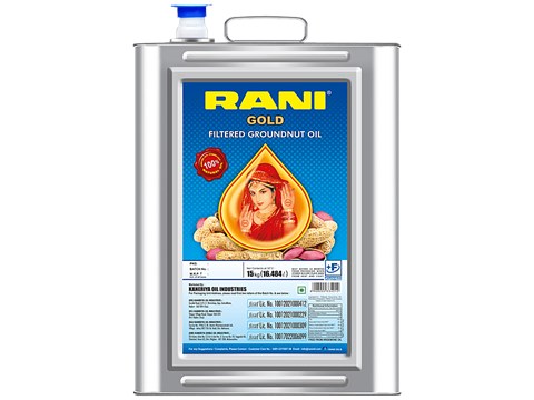 Rani  Gold Filtered Groundnut Oil, 15 L