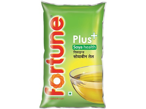 Fortune Plus Refined Soyabean Oil, 840 g