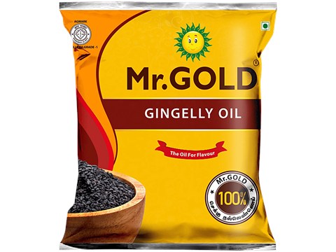 Mr. Gold Gingelly Oil - Flavourful, Made From Quality Sesame Seeds, Traditional Cooking Medium, 500 ml