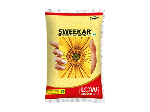 Sweekar Refined Sunflower Oil, 750 g