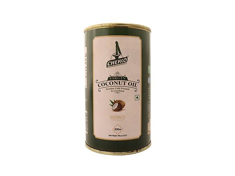 Chekko Cold Pressed Oil - Coconut, 200 ml