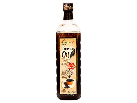 Nutriorg Certified Organic Sesame Oil, 1 L