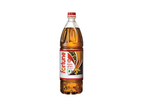 Fortune Premium Kachi Ghani Pure Mustard Oil, 500 ml
