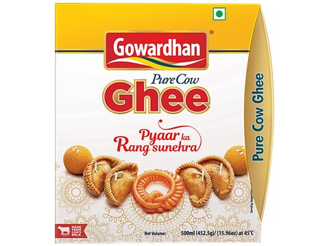 Gowardhan Pure Cow Ghee, 500 ml