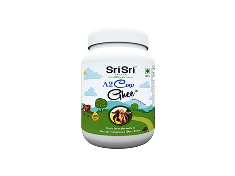 Sri Sri Tattva A2 Ghee - made from the milk of Indian Indigenous (Desi) Cows, 500 ml