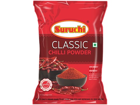 Suruchi Powder - Chilly, Classic, Gold, 200 g