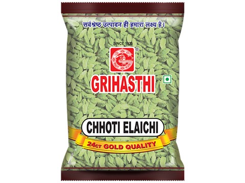 Grihasthi Choti Elaichi - Premium, Natural & Pure, No Preservatives, 100 g