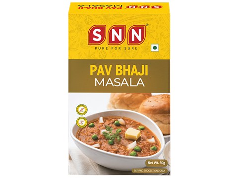 SNN Pav Bhaji Masala - Flavourful & Rich Aroma, 50 g