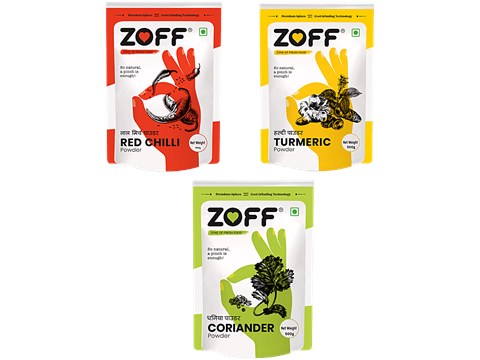 Zoff CTC Combo - Red Chilli, Coriander & Turmeric Powder, 1.5 kg