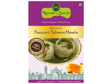 Nawab's Secret Panipuri/Jalzeera Masala - Spice Mix, 100 g