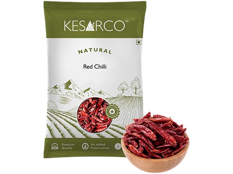 KesarCo Red Chilli - Whole, 50 g