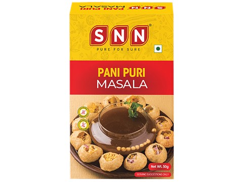 SNN Pani Puri Masala - Flavourful & Rich Aroma, 50 g