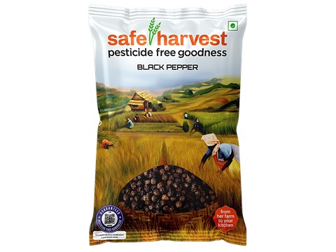 Safe Harvest Black Pepper/Kari Menasu - Pesticide Free, 100 g