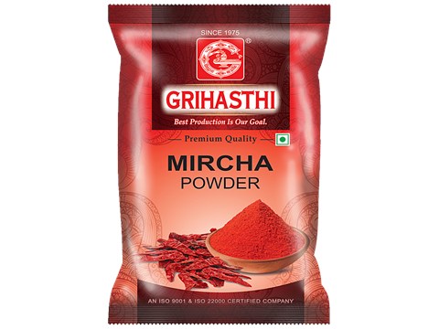 Grihasthi Mircha/Chilli Powder - Premium, Natural, Spicy, No Preservatives, 500 g