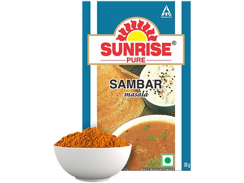 Sunrise Pure Pure Sambar Masala Spice Powder, 50 g