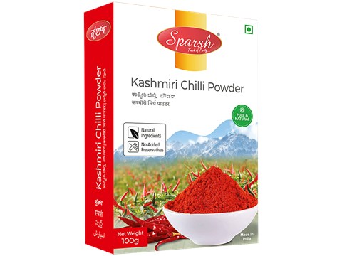 Sparsh Premium Kashmiri Chilli Powder - Has Anti-Inflammatory Properties, Increases Blood Flow, 100 g
