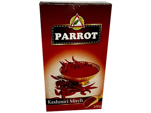 Parrot Kashmiri Mirch - Natural, Add To Curry, Sabzi & Salad, 100 g