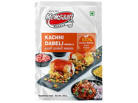 Memsaab Kachhi Dabeli Masala - Homemade, Pure & Fresh, No Additional Colour, 250 g