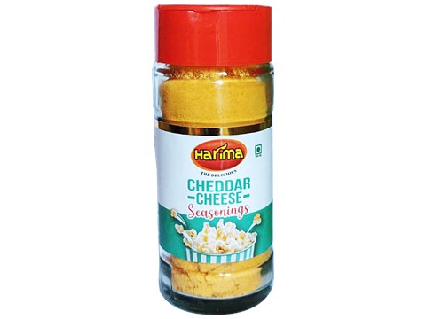 HARIMA  Cheddar Cheese Seasonings - Used For Popcorn, Pasta, Pizza, Nachos, Fries, 50 g
